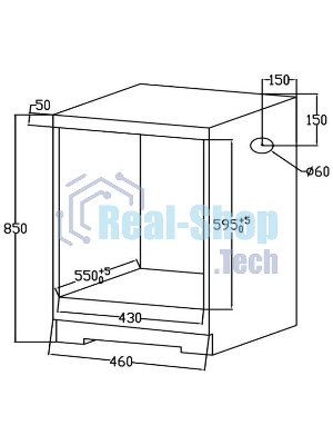 Духовой шкаф Weissgauff EOY 451 PDW, встраиваемый