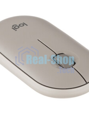 Мышь беспроводная Logitech Pebble M350 белый, 1000 dpi, радиоканал, Bluetooth, USB, кнопки - 3