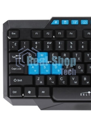 Мышь проводная Oklick 750G черный, 7200 dpi, USB, кнопки - 5