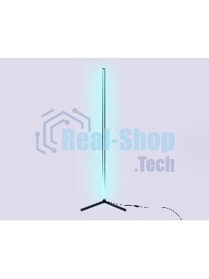 Светильник Ambrella light FL8027 BK черный LED 20W RGB D32*1650 (ПДУ РАДИО 2.4G)