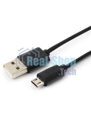 Кабель Cablexpert USB2.0 Pro, AM/microBM 5P, 1.8м, витой, черный, пакет (CC-mUSB2C-AMBM-6)