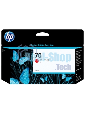 Картридж струйный HP №70 C9456A красный для HP DJ Z2100/Z3100 (130мл)