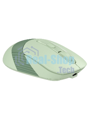 Мышь беспроводная A4Tech Fstyler FB10C зеленый, 2000 dpi, радиоканал, Bluetooth, USB, кнопки - 4