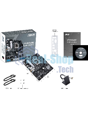 Материнская плата ASUS PRIME H610M-A WIFI D4, LGA 1700, Intel H610, 2xDDR4, 4xSATA, 2xM.2, 1xPCI-E 4.0 x16, 1xHDMI, 1xDisplayPort, 1x 1Gb LAN, 2xUSB-A 3.2 Gen 2, 4xUSB-A 2.0, 3x3.5 мм, 7.1, Micro-ATX