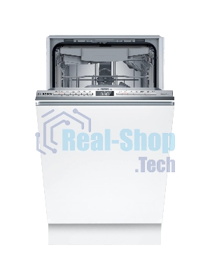 Встраиваемая посудомоечная машина Bosch SPV4HMX10E, серебристый, 44.8 см, 10 компл., 44 дБ, класс A++