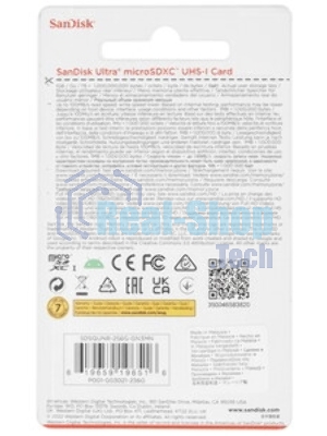 Флеш карта MICRO SDXC 256Gb UHS-I SDSQUNR-256G-GN3MN SANDISK