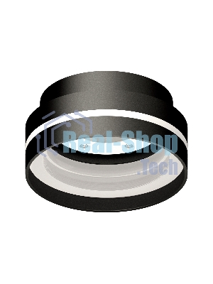 Корпус светильника C8414 SBK/CL черный песок/прозрачный D110*H55mm GX53