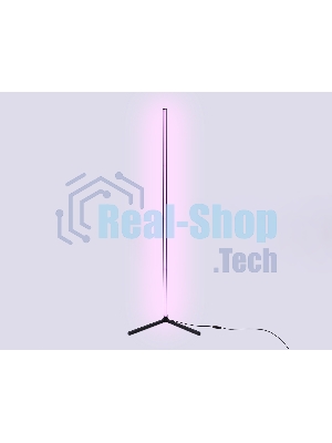 Светильник Ambrella light FL8027 BK черный LED 20W RGB D32*1650 (ПДУ РАДИО 2.4G)