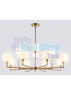Люстра Ambrella light LH53019/12 BS/FR латунь/белый матовый G9*12 max 40W D910*680