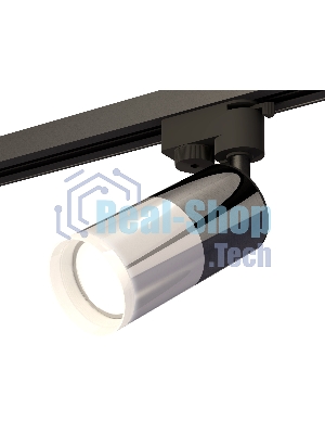 Светильник Ambrella light XT6305002 PSL/DCH/FR серебро полированное/черный хром/белый матовый MR16 GU5.3