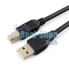 Кабель Gembird/Cablexpert USB 2.0 Pro, AM/BM, 4.5м, экран,2феррит.кольца, черный, пакет