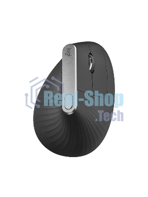 Мышь беспроводная/проводная Logitech MX Vertical графитовый, 4000 dpi, радиоканал, Bluetooth, USB, кнопки - 6