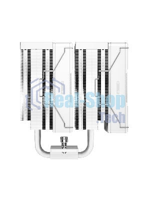 Кулер для процессора PCCooler RZ620 WH (260W, 4-pin PWM, 158мм, Al/Cu, 6x6мм, 2x120мм, 86.73CFM, 32dBA, 1800RPM, S: 1851/1700/1200/115X, AM5/AM4, белый)