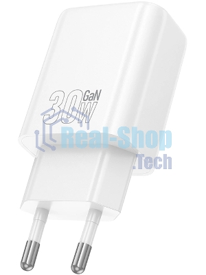 Сетевое зарядное устройство Hoco N63 Gentle 30W 3A (PD+QC) белый