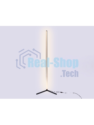 Светильник Ambrella light FL8027 BK черный LED 20W RGB D32*1650 (ПДУ РАДИО 2.4G)