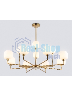Люстра Ambrella light LH53019/12 BS/FR латунь/белый матовый G9*12 max 40W D910*680