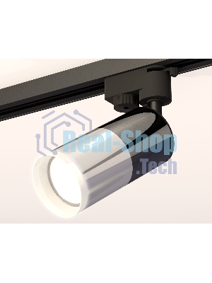 Светильник Ambrella light XT6305002 PSL/DCH/FR серебро полированное/черный хром/белый матовый MR16 GU5.3