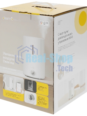 Увлажнитель воздуха Deerma DEM-SJS300W белый, 25 м², 4.4 л, ультразвуковой, ароматизация, 3 скорости, верхний залив воды, управление со смартфона