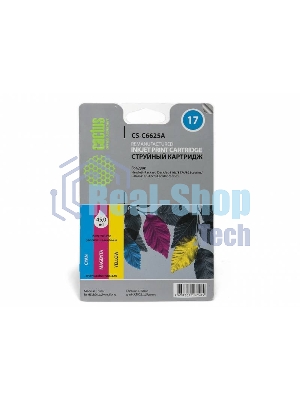 Картридж струйный Cactus CS-C6625A №17 цветной (480 стр., 39 мл.) для HP DJ 816c/817/825/840/841c/842c/843c/845c