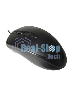 Мышь проводная Oklick 125M черный, 1200 dpi, USB, кнопки - 3