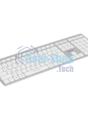 Клавиатура беспроводная A4Tech Fstyler FBX50C, USB, Bluetooth/Радиоканал, серый