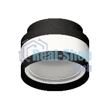 Корпус светильника C8420 SBK/CL черный песок/прозрачный D110*H70mm GX53