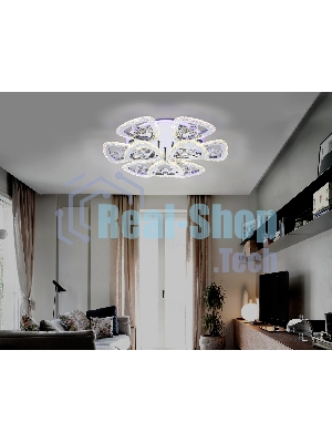 Светильник Ambrella light FA2922 CH хром 138W 600*600*130 (ПДУ РАДИО 2.4)