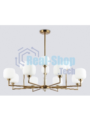 Люстра Ambrella light LH53019/12 BS/FR латунь/белый матовый G9*12 max 40W D910*680