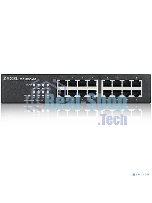 Коммутатор Zyxel GS1100-16-EU0103F 16G неуправляемый