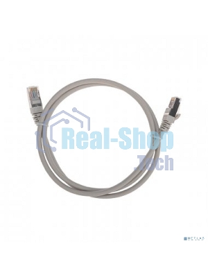 Патч-корд F/UTP Rexant cat.5e, RJ45-RJ45, 26AWG, ZH нг(А)-HF, серый, 1 м