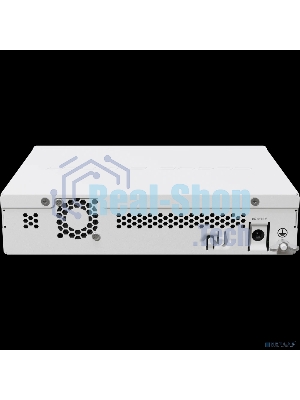 Коммутатор MikroTik Cloud Router Switch CRS310-1G-5S-4S+IN with 800 MHz CPU, 256 MB RAM, 4xSFP+, 5xSFP cages, 1xGbit LAN port, RouterOS L5, desktop case, rackmount ears, PSU