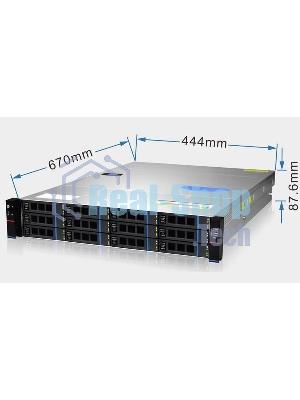 Серверный корпус Gooxi RMC2112-670-HS-NV-D 2U 12bay chassis SAS/SATA/NVME backplane rear 2*2.5