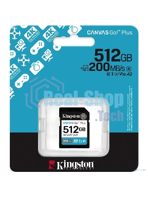 Флеш карта SDXC 512Gb Kingston SDG4/512Gb Canvas Go! Plus w/o adapter