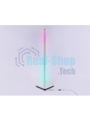 Светильник Ambrella light FL8027 BK черный LED 20W RGB D32*1650 (ПДУ РАДИО 2.4G)