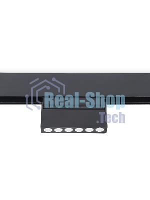 Светильник трековый светодиодный GL4040 BK черный IP20 6W 4200K 48V 24° 115*22*105