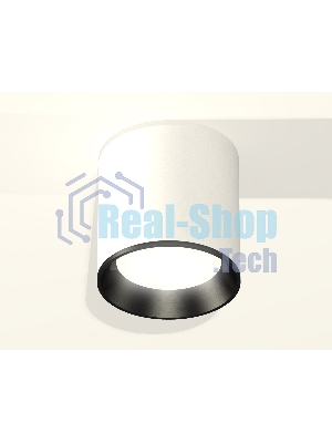 Светильник Ambrella Light XS6301003 SWH/PBK белый песок/черный полированный MR16 GU5.3 (C6301, N6103)