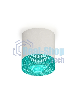 Светильник Ambrella Light XS7401023 SWH/BL белый песок/голубой MR16 GU5.3 (C7401, N7194)