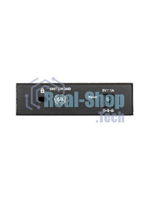 Коммутатор D-Link DGS-1100-05V2/A1A, L2 Smart Switch with 5 10/100/1000Base-T ports.8K Mac address, 802.3x Flow Control, Port Trunking, Port Mirroring, IGMP Snooping, 32 of 802.1Q VLAN, VID range 1-4094, Loopba