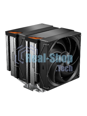 Кулер для процессора PCCooler RZ620 BK (260W, 4-pin PWM, 157.5мм, Al/Cu, 6x6мм, 1x120мм, 86.73CFM, 32dBA, 2200RPM, S: 1851/1700/1200/115X, AM5/AM4, черный)