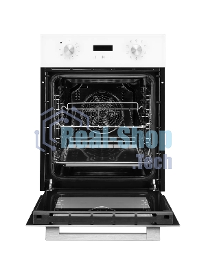 Духовой шкаф электрический Monsher MOE 4592 Blanc ширина 45 см, High-Tech, 50 л, гидролизная очистка, 9 режимов, белый