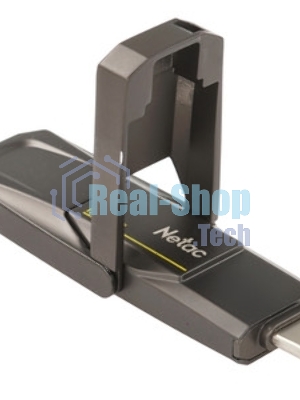 Флешка USB Netac US5 (NT03US5C-256G-32TA), 256Gb, USB 3.2/TypeC, R/W/ 550/500, черный