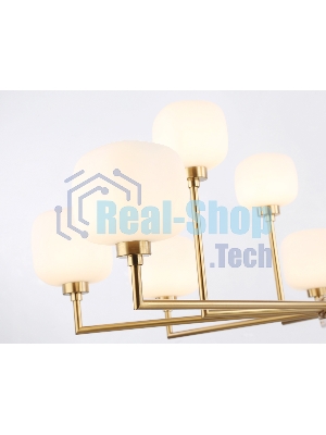 Люстра Ambrella light LH53019/12 BS/FR латунь/белый матовый G9*12 max 40W D910*680