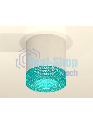 Светильник Ambrella Light XS7401023 SWH/BL белый песок/голубой MR16 GU5.3 (C7401, N7194)