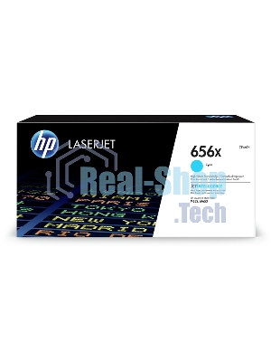 Картридж лазерный HP 656X голубой для HP CLJ M652/M653 (CF461X) 22000 стр
