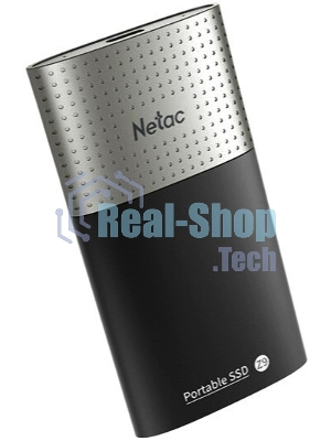 Внешний SSD Netac Z9, 128 Gb, USB 3.2 Gen 2 Type-C, R/W 550/480, черный