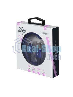 Кабель Crown USB - microUSB CMCU-3103M blue
