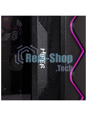 Компьютерный корпус Hiper DCB черный без БП ATX 1x120mm 1x140mm 1xUSB2.0 1xUSB3.0 audio bott PSU
