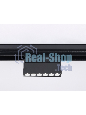 Светильник трековый светодиодный GL4040 BK черный IP20 6W 4200K 48V 24° 115*22*105
