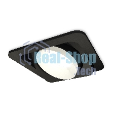 Комплект встраиваемого поворотного светильника Ambrella light XC7659020 SBK/SWH черный песок/белый песок MR16 GU5.3 (C7659, N7030)
