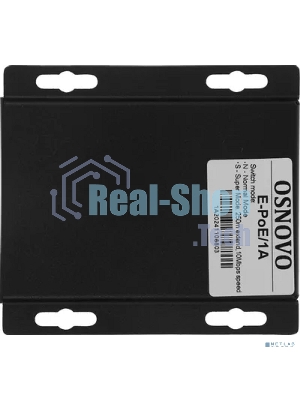 PoE удлинитель Osnovo E-PoE/1A 10M/100M Fast Ethernet на 400м (до 30W)